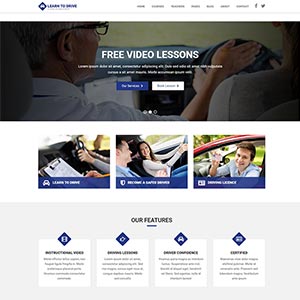 ��ɫ��Bootstrapѧ����У��̬HTML��վģ��
