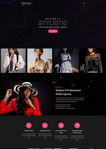 ȫ������Bootstrap4ģ�ؾ��͹�˾��վģ��