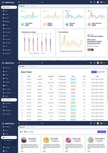 Bootstrap��������������ͺ�̨����ϵͳhtml��̬��վģ��