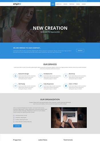 ��ɫ�����ҵ��Ŀչʾ��Ӧʽbootstrap��վģ��