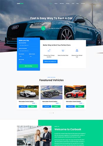 Bootstrap4�����������޷�����վģ��