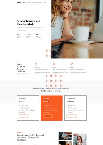 Bootstrap������ѯ����˾��վģ��