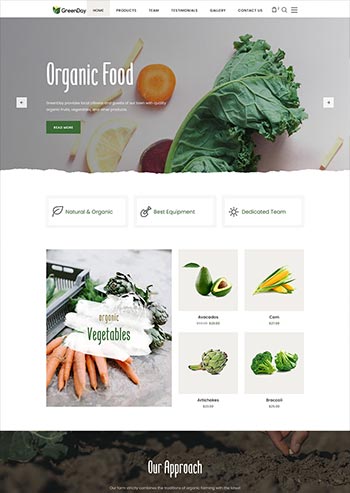 HTML5��ɫ�л�ũ��ˮ���߲˵�ҳǰ�˾�̬html��վģ��