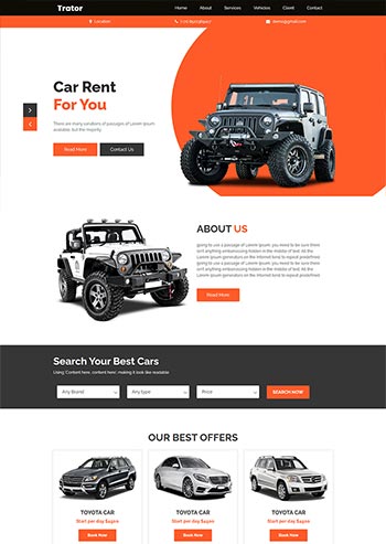HTML5�������޷���˾ǰ�˾�̬htmlӢ����վģ��
