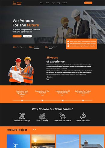 ̫���ܵ�ذ幫˾ǰ�˾�̬html5��վģ��