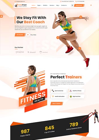 �˶�������վHTML5��ҳģ��