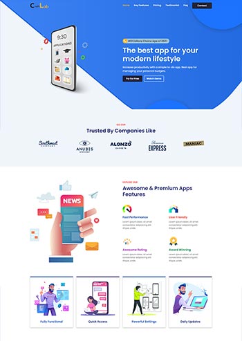 APP����Ӧ�ó���ǰ�˾�̬html��ҳģ��