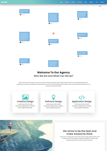 ʱ��HTML5����������Ч����Ӧʽ��վģ��