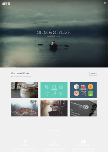 HTML5���������������൥ҳ����վģ��