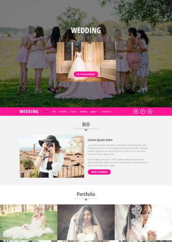 ��ɫ���������Ӱ��ӦʽHTML5��վģ��