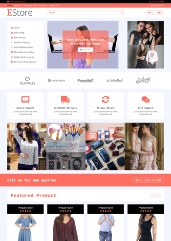 ��ɫ���̹����̳���ӦʽHTML5��վģ��