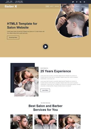 ��ɫ��������SPA��ӦʽHTML5��վģ��