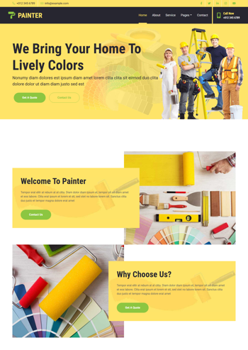 ��ɫ����ά�޷�����ӦʽHTML5��վģ��