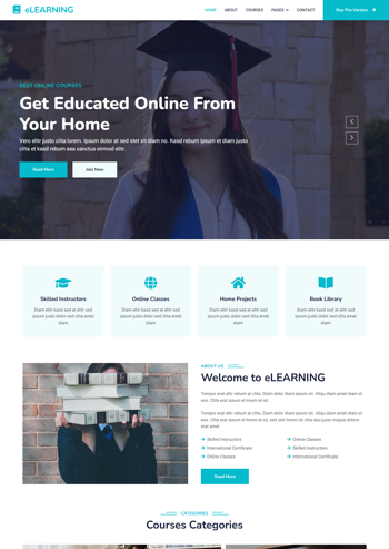 ��ɫ������ѵ������ӦʽHTML5��վģ��