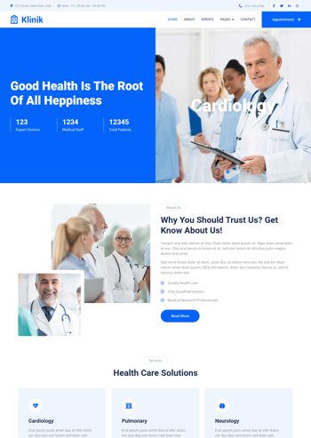 ��ɫҽ�ƽ���������ӦʽHTML5��վģ��