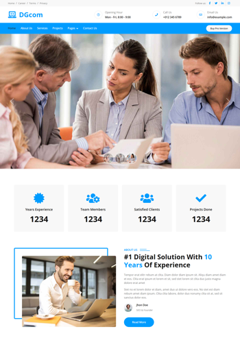 ��ɫ��ҵ������ѯ��ӦʽHTML5��վģ��